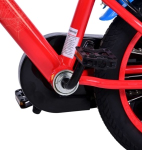Bicicleta E&L Spiderman FW 14 inch, frana de mana pe ambele roti, scaun si ghidon reglabil, roti gonflabile, stopuri reflectorizante - Img 2