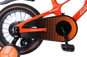 Bicicleta Lamborghini 18 inch, cadru magneziu, portocalie - Img 5