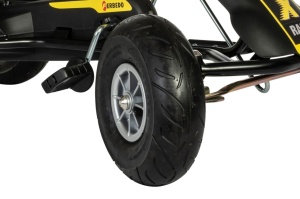Kart ATX Air Racer, negru, scaun ajustabil, functie "free-wheel", roti pneumatice, frana de mana, volan cu sunete, 102 X 60 X h64 cm - Img 5