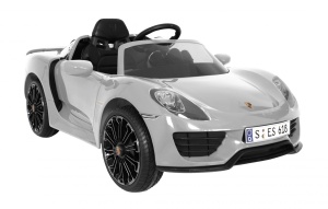 Masina electrica copii Porche 918 Spyder, 12V, cu telecomanda