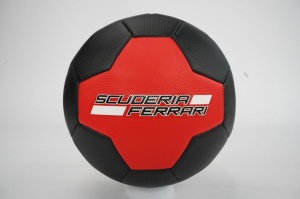 Mingie de fotbal Ferrari, marimea 5, rosu / negru - Img 3