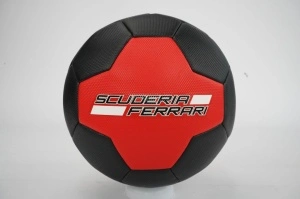 Mingie de fotbal Ferrari, marimea 5, rosu / negru - Img 3