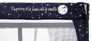 Patut copii 2 nivele Smooth Moon, pliere compacta, baza captusita impermeabila, 77x65x125 cm - Img 5