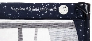 Patut copii 2 nivele Smooth Moon, pliere compacta, baza captusita impermeabila, 77x65x125 cm - Img 5
