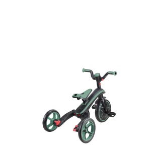 Tricicleta Globber EXPLORER PLIABLA 4 in 1, functie free wheel, scaun ajustabil, roti EVA, centura siguranta in 5 puncte, culoare verde pal - Img 2