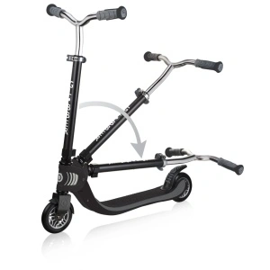 Trotineta Globber FLOW 125, pliabila, ghidon reglabil 4 nivele, greutate suportata 100 kg, rulmenti ABEC 7, culoare gri-negru - Img 2