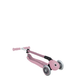 Trotineta Globber GO UP ACTIVE ECOLOGIC 3 in 1, ghidon si scaun ajustabile, rulmenti ABEC 9, culoare roz pal - Img 6