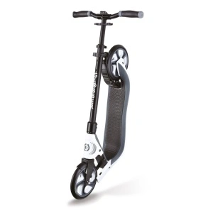 Trotineta Globber ONE NL 205, pliere cu clema în 1 secundă, ghidon reglabil 3 nivele, rulmenti ABEC 7, culoare alb - Img 6