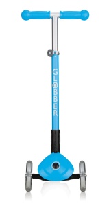 Trotineta Globber PRIMO, pliabila, ghidon reglabil pe 3 nivele, rulmenti ABEC 5, culoare albastru - Img 2