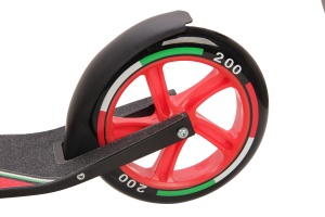 Trotineta pliabila Ferrari Junior cu roti 200 mm, neagra - Img 5