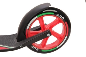 Trotineta pliabila Ferrari Junior cu roti 200 mm, neagra - Img 5