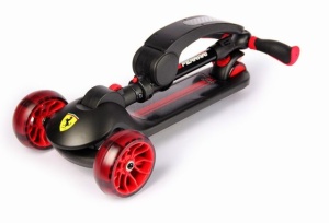 Trotineta pliabila Ferrari Twist neagra cu scaun - Img 6