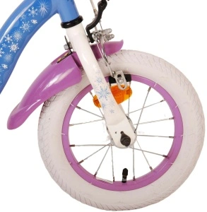 Bicicleta E&L Disney Frozen 12 inch CB, frana de mana pe roata fata, scaun si ghidon reglabil, spite metalice, roti gonflabile, stopuri reflectorizante - Img 8