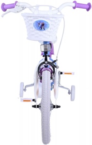 Bicicleta E&L Disney Frozen 16 inch ND, frana de mana pe roata din fata, scaun si ghidon reglabil, cosulet pe ghidon, roti gonflabile, stopuri reflectorizante - Img 4