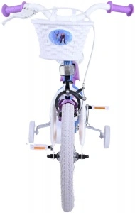 Bicicleta E&L Disney Frozen 16 inch ND, frana de mana pe roata din fata, scaun si ghidon reglabil, cosulet pe ghidon, roti gonflabile, stopuri reflectorizante - Img 4