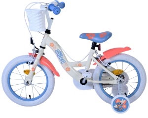 Bicicleta E&L Disney Stitch 14 inch, frana de mana pe ambele roti, scaun si ghidon reglabil, spite metalice, roti gonflabile, stopuri reflectorizante - Img 2
