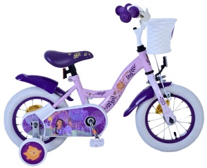 Bicicleta E&L Disney Wish 12 inch, frana de mana pe roata fata, scaun si ghidon reglabil, spite metalice, roti gonflabile, stopuri reflectorizante - Img 6