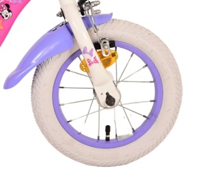Bicicleta E&L Minnie Mouse 12 inch Bow Tie, frana de mana pe roata fata, scaun si ghidon reglabil, cosulet pe ghidon, roti gonflabile, stopuri reflectorizante - Img 5
