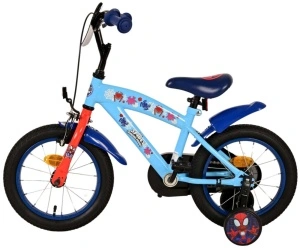 Bicicleta E&L Spidey si prietenii 14 inch, frana de mana pe roata fata, scaun si ghidon reglabil, spite metalice, roti gonflabile - Img 3