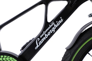 Bicicleta Lamborghini 14 inch, cadru magneziu, neagra - Img 5