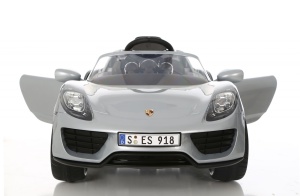 Masina electrica copii Porche 918 Spyder, 12V, cu telecomanda - Img 2