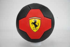 Mingie de fotbal Ferrari, marimea 5, rosu / negru - Img 4
