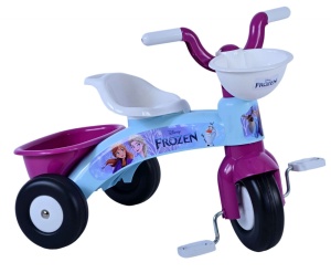 Tricicleta copii, Disney Frozen, recomandata pentru 1-3 Ani, cos transport pe ghidon, greutate maxima admisa 25 kg