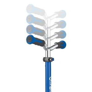 Trotineta Globber ELITE DELUXE, pliabila, roti LED, ghidon ajustabil 4 nivele, rulmenti ABEC 5, culoare albastru - Img 6
