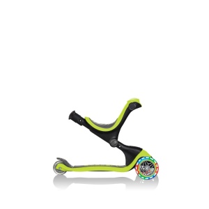 Trotineta Globber GO UP DELUXE 3 in 1, ghidon si scaun ajustabile pe inaltime, roti cu lumini, culoare verde - Img 5