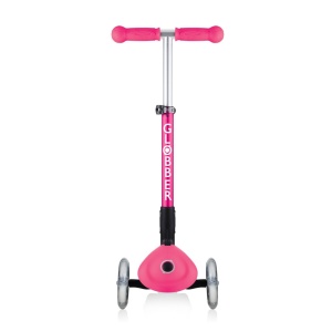 Trotineta Globber JUNIOR PLIABILA, ghidon ajustabil 3 nivele, greutate maxima 50 kg, rulmenti ABEC 5, culoare roz - Img 2