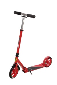 Trotineta pliabila Ferrari Junior cu roti 200 mm, rosie - Img 3