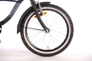 Bicicletă E&L Black Cruiser 18 inch, sa pe arcuri, frână V față, frână in butuc spate, cric metalic, 95% asamblată - Img 8