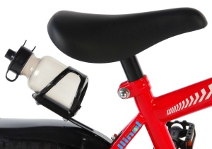 Bicicleta E&L Disney Cars 12 inch, frana de mana pe roata din fata, sticla de apa, scaun si ghidon reglabil, roti ajutatoare  - Img 2