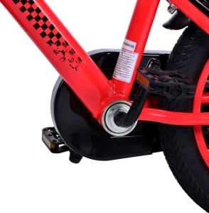 Bicicleta E&L Disney Cars 14 inch FW, frana de mana pe ambele roti, scaun si ghidon reglabil, roti gonflabile, stopuri reflectorizante - Img 6