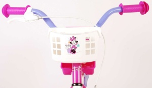 Bicicleta E&L Minnie Mouse 16 inch Cutest Ever, frana de mana pe roata fata, scaun si ghidon reglabil, suport pentru papusi, cosulet pe ghidon, roti gonflabile - Img 2