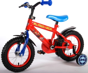 Bicicleta E&L Paw Patrol 12 inch, frana de mana pe roata fata, scaun si ghidon reglabil, spite metalice, roti gonflabile - Img 2