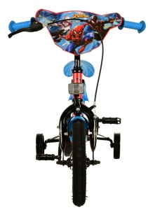 Bicicleta E&L Spiderman ND 12 inch, frana de mana pe roata fata, scaun si ghidon reglabil, spite metalice, roti gonflabile - Img 6