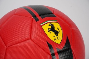 Mingie de fotbal Ferrari, marimea 5, rosie - Img 6