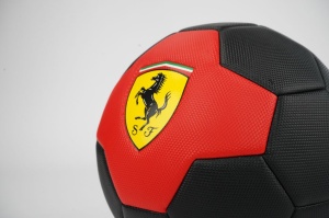 Mingie de fotbal Ferrari, marimea 5, rosu / negru - Img 5