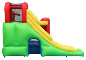 Saltea gonflabilă Play Center 6 in 1 cu spațiu de cățărat, loc de joacă cu bile, coș de baschet si tunel - Img 3