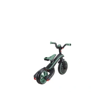 Tricicleta Globber EXPLORER PLIABLA 4 in 1, functie free wheel, scaun ajustabil, roti EVA, centura siguranta in 5 puncte, culoare verde pal - Img 4
