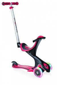 Trotineta Globber Evo 4 in 1 comfort lights rosie