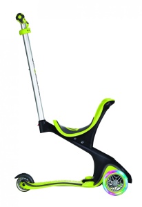 Trotineta Globber Evo 4 in 1 comfort lights verde - Img 5