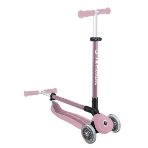 Trotineta Globber GO UP ACTIVE ECOLOGIC 3 in 1, ghidon si scaun ajustabile, rulmenti ABEC 9, culoare roz pal - Img 8