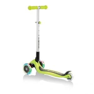 Trotineta Globber PRIMO pliabila cu lumini, ghidon ajustabil 3 nivele, rulmenti ABEC 5, culoare verde - Img 7