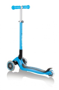 Trotineta Globber PRIMO, pliabila, ghidon reglabil pe 3 nivele, rulmenti ABEC 5, culoare albastru - Img 4