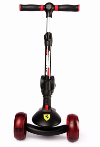 Trotineta pliabila Ferrari Twist neagra cu scaun - Img 8