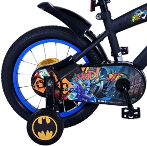 Bicicleta E&L Batman 14 inch ND, frana de mana pe roata din fata, scaun si ghidon reglabil, spite metalice, roti gonflabile, stopuri reflectorizante - Img 3