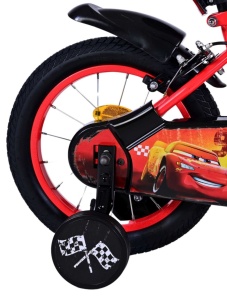 Bicicleta E&L Disney Cars 14 inch FW, frana de mana pe ambele roti, scaun si ghidon reglabil, roti gonflabile, stopuri reflectorizante - Img 7