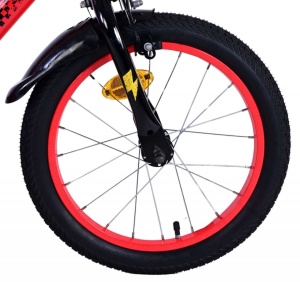 Bicicleta E&L Disney Cars 16 inch ND, frana de mana pe ambele roti, scaun si ghidon reglabil, sticla de apa, spite metalice, roti gonflabile, stopuri reflectorizante - Img 3